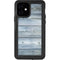 Weathered Blue Wood iPhone 12 Waterproof Case