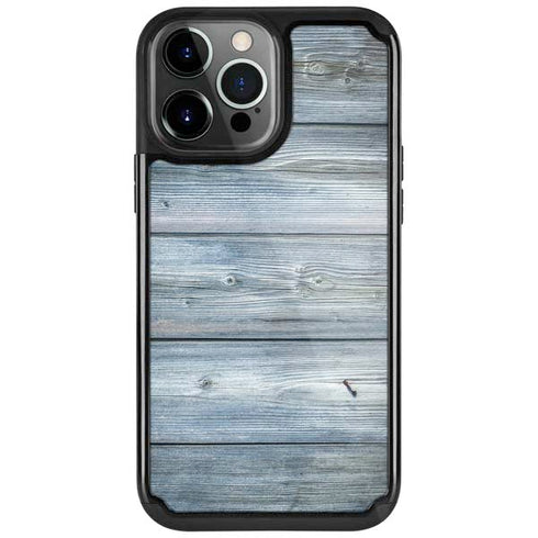 Weathered Blue Wood iPhone 13 Pro Cargo Case