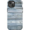 Weathered Blue Wood iPhone 14 Impact Case