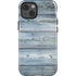 Weathered Blue Wood iPhone 14 Impact Case