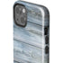 Weathered Blue Wood iPhone 15 Impact Case