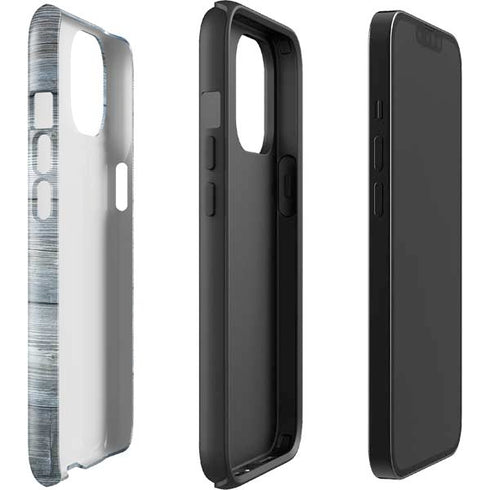 Weathered Blue Wood iPhone 14 Impact Case