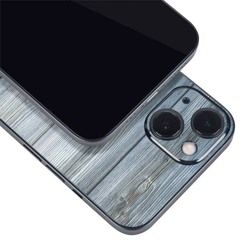 Weathered Blue Wood iPhone 14 Plus Skin