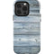 Weathered Blue Wood iPhone 14 Pro Impact Case