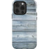 Weathered Blue Wood iPhone 15 Pro Impact Case