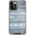 Weathered Blue Wood iPhone 14 Pro Max Clear Case