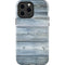 Weathered Blue Wood iPhone 14 Pro Max Impact Case