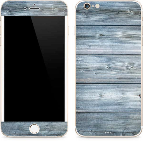 Weathered Blue Wood iPhone 6/6s Plus Skin