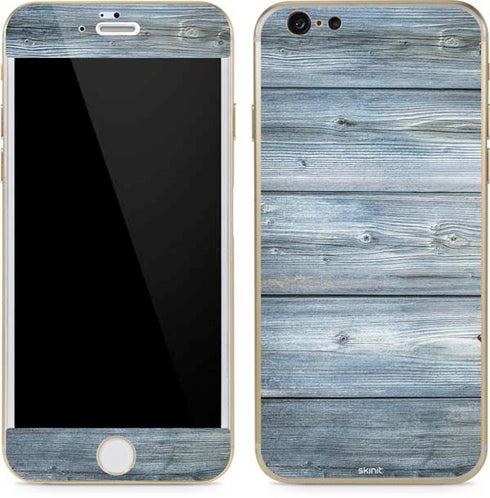 Weathered Blue Wood iPhone 6/6s Skin