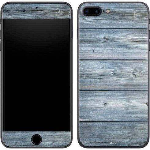 Weathered Blue Wood iPhone 8 Plus Skin