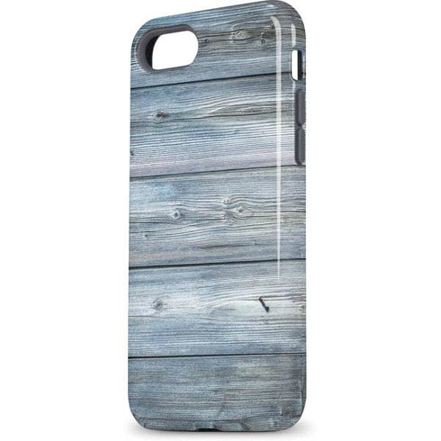 Weathered Blue Wood iPhone 8 Pro Case