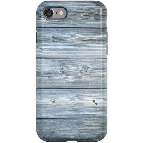 Weathered Blue Wood iPhone SE (2nd & 3rd Gen) Pro Case