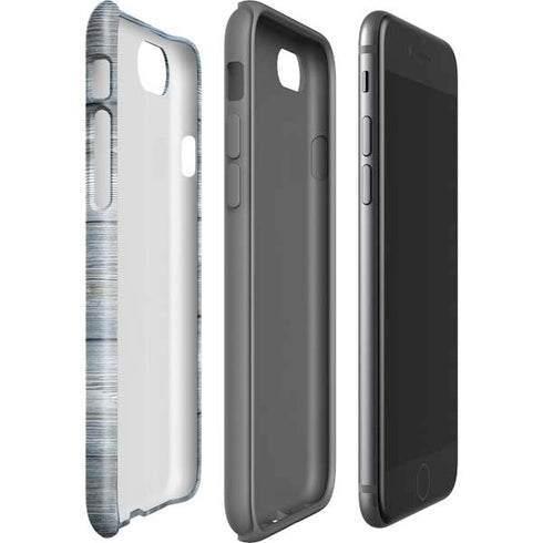 Weathered Blue Wood iPhone SE (2nd & 3rd Gen) Pro Case