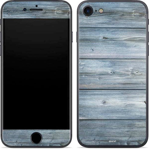 Weathered Blue Wood iPhone SE (2nd & 3rd Gen) Skin