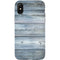 Weathered Blue Wood iPhone X Pro Case