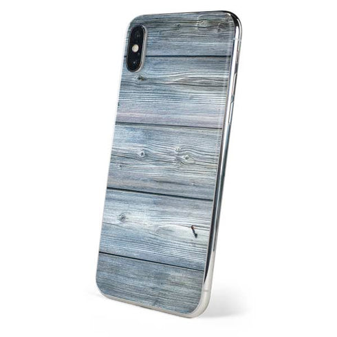 Weathered Blue Wood iPhone XS Max Skin