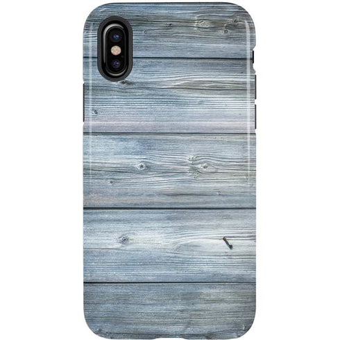 Weathered Blue Wood iPhone XS Pro Case