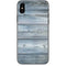 Weathered Blue Wood iPhone XS Skin