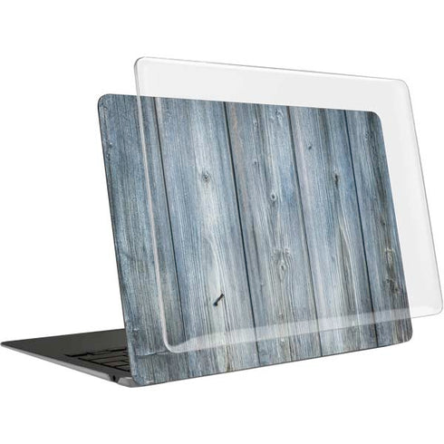 Weathered Blue Wood MacBook Air 13in (2020) Case plus Skin
