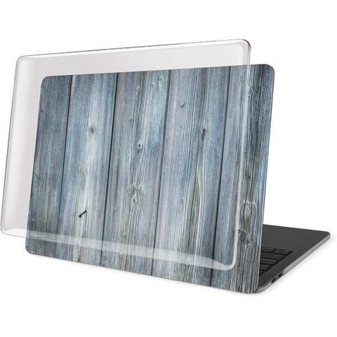 Weathered Blue Wood MacBook Pro 15in (2016-19) Case plus Skin