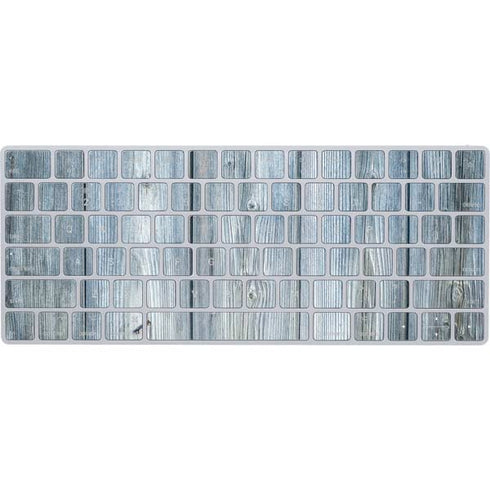 Weathered Blue Wood Magic Keyboard Skin