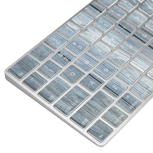 Weathered Blue Wood Magic Keyboard Skin