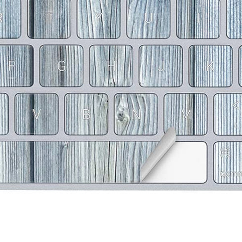 Weathered Blue Wood Magic Keyboard Skin
