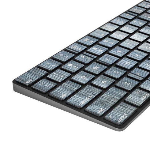 Weathered Blue Wood Magic Keyboard with Numeric Keypad Skin