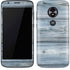 Weathered Blue Wood Moto E5 Play Skin