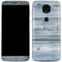 Weathered Blue Wood Moto E5 Plus Skin