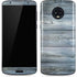 Weathered Blue Wood Moto G6 Skin