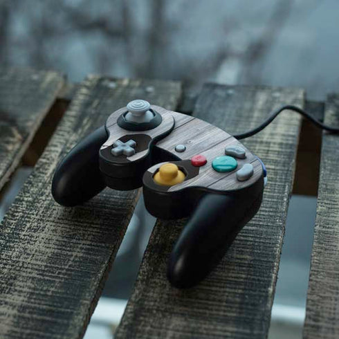 Weathered Blue Wood Nintendo GameCube Controller Skin