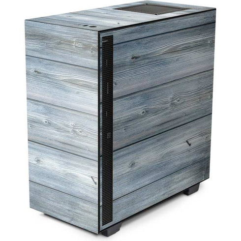 Weathered Blue Wood NZXT H510 Compact ATX Mid-Tower Case Skin