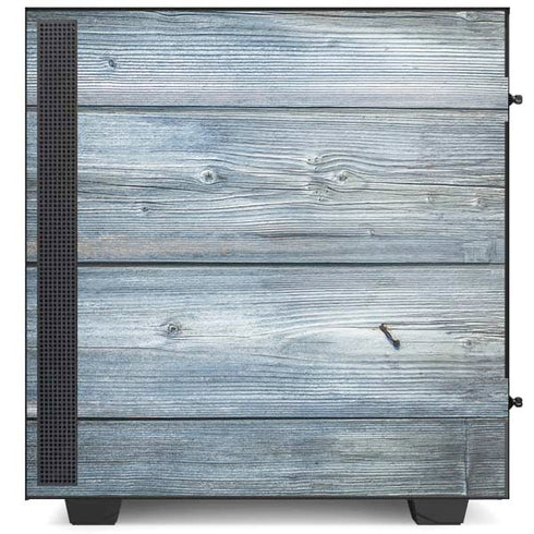 Weathered Blue Wood NZXT H510 Compact ATX Mid-Tower Case Skin