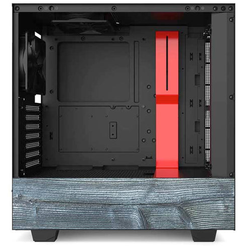 Weathered Blue Wood NZXT H510 Compact ATX Mid-Tower Case Skin
