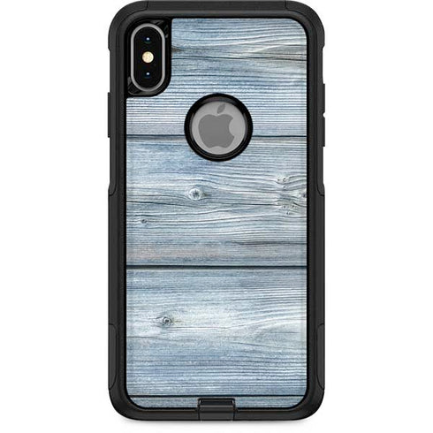Weathered Blue Wood Otterbox Commuter iPhone Skin