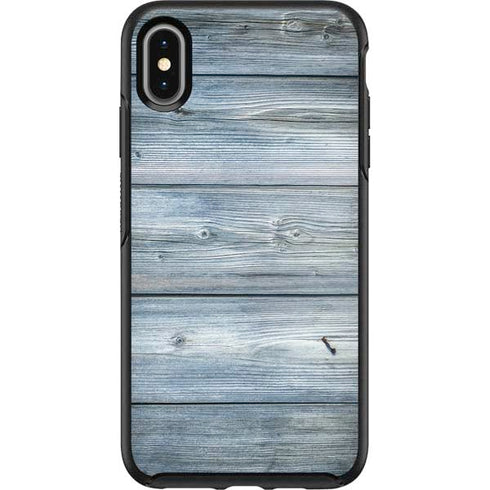 Weathered Blue Wood Otterbox Symmetry iPhone Skin