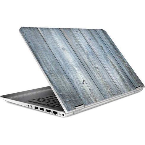 Weathered Blue Wood HP Pavilion Skin