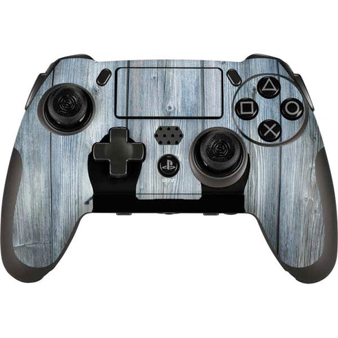 Weathered Blue Wood PlayStation Scuf Vantage 2 Controller Skin