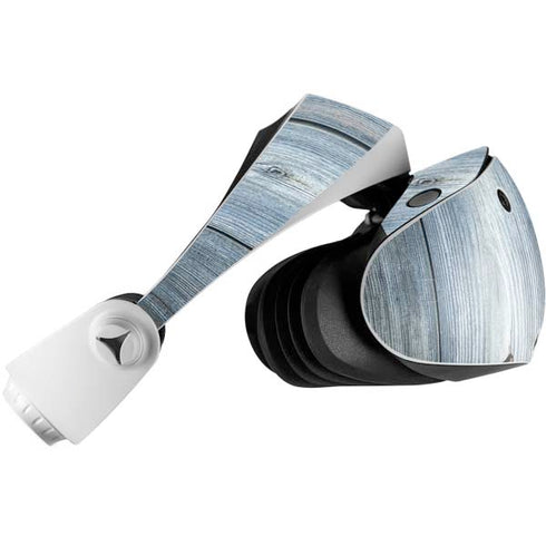 Weathered Blue Wood PlayStation VR2 Skin