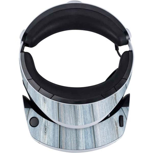 Weathered Blue Wood PlayStation VR2 Skin