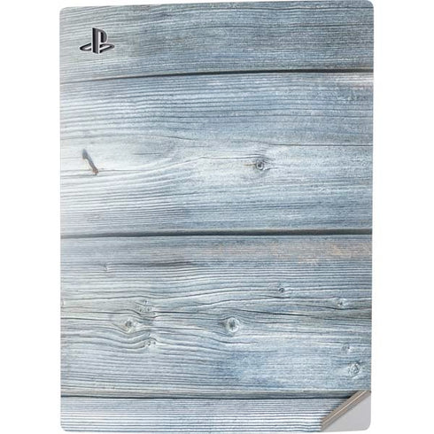 Weathered Blue Wood PS5 Digital Edition Console Skin