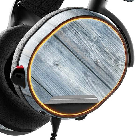 Weathered Blue Wood SteelSeries Arctis 5 Skin