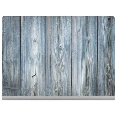Weathered Blue Wood Surface Book 2 15in Skin