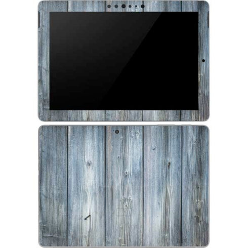 Weathered Blue Wood Surface Go Skin
