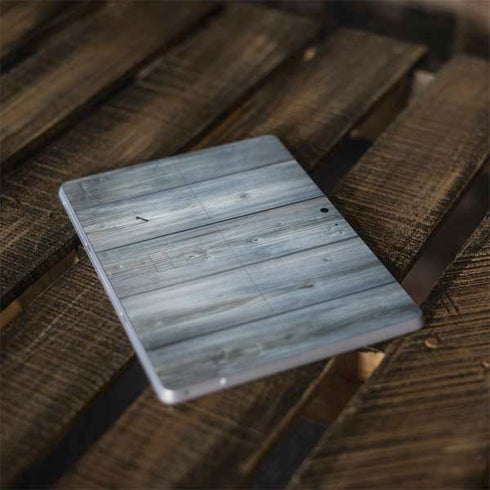 Weathered Blue Wood Surface Go Skin