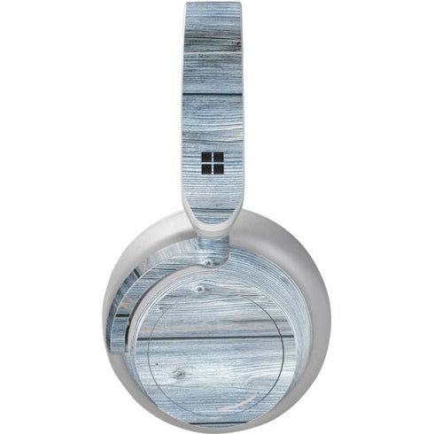 Weathered Blue Wood Surface Headphones Skin