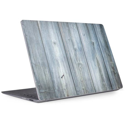 Weathered Blue Wood Surface Laptop 2 Skin