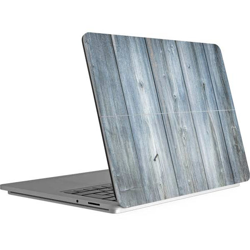 Weathered Blue Wood Surface Laptop Studio Skin