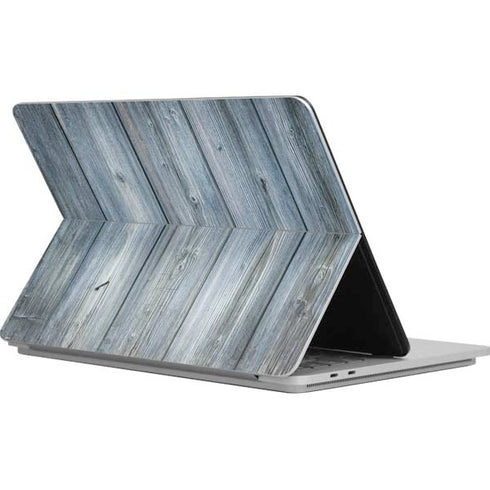 Weathered Blue Wood Surface Laptop Studio Skin